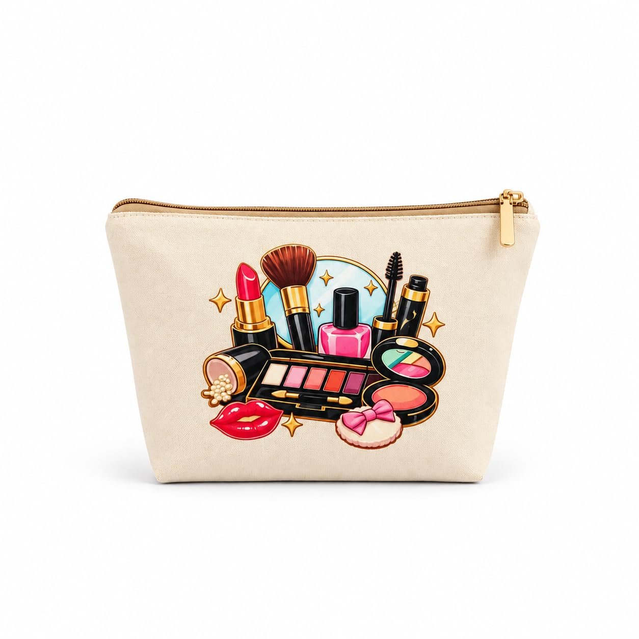 Travel Makeup Pouch &amp; Cosmetic Organizer Bag for Women