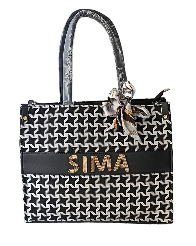 Luxury Handmade Jacquard Tote Bag