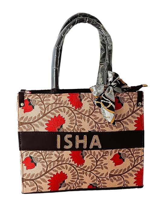 Isha Jacquard tote bag